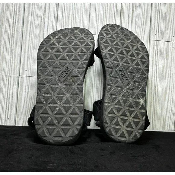 Teva Women's Flatform Universal Platform Y2K Inspire Black Sandal Various Sz8 - Picture 6 of 6